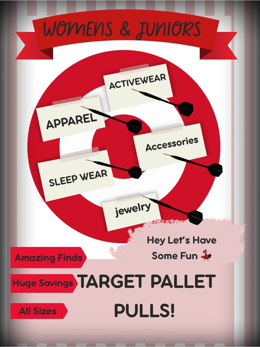 LIKE TO BE NOTIFIED WHEN I GO LIVE! 2nd live show! Women’s Random Target pulls